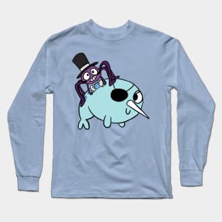 Star VS The Forces Of Evil! Spider in a top hat and narwhal Long Sleeve T-Shirt